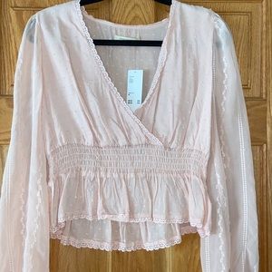 UO Sheer Top w/ detail